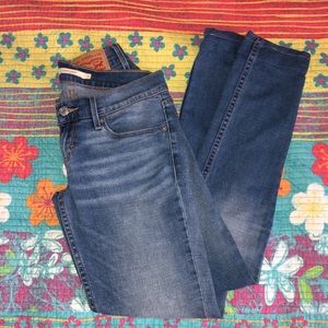 Levi’s low rise skinny jeans